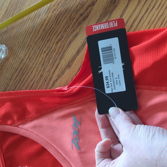 NWT Zoot Performance Sleeveless Run Top Size S Pink - Picture 6 of 9